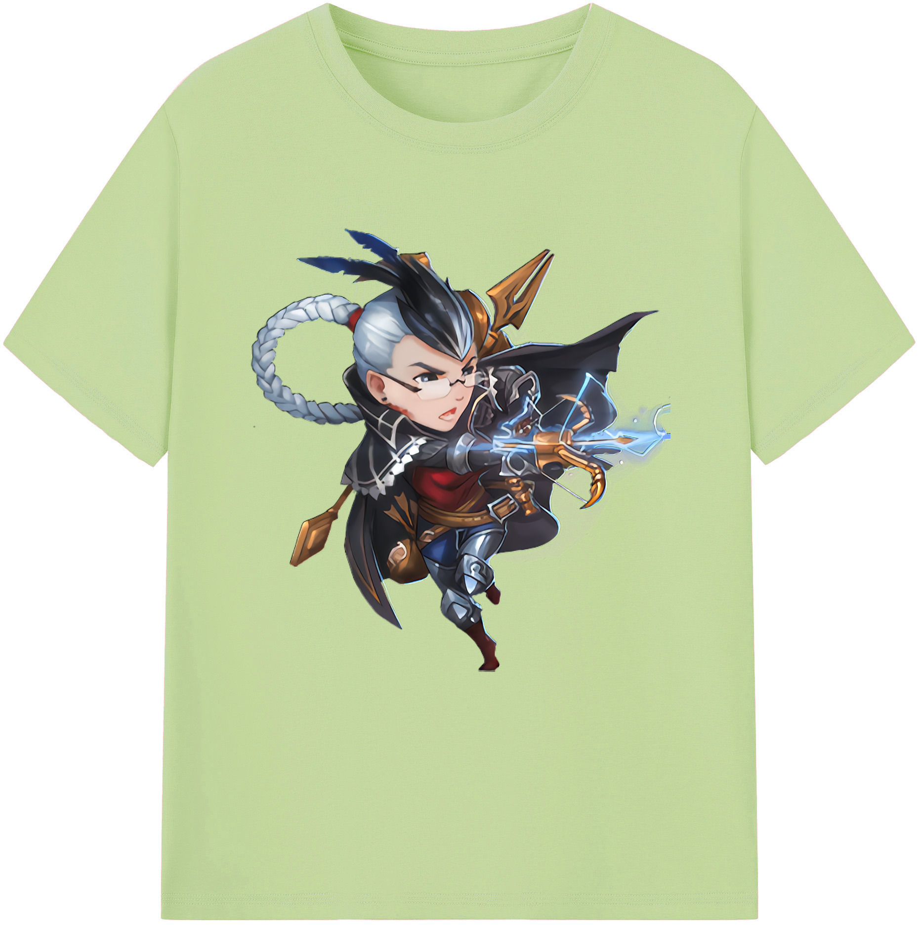 リーグ・オブ・レジェンド League of Legends LOL 綿100％半袖Tシャツ（フロントプリント）